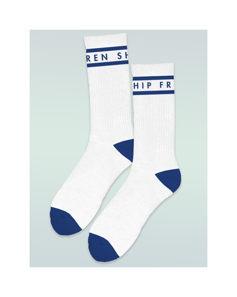 FRENSHIP Crew Socks - White $6.04 Footware