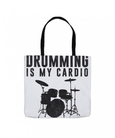 Music Life Tote Bag | Drumming Is My Cardio Tote $10.39 Bags