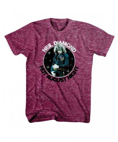 Neil Diamond Hot August Night Tee (Maroon) $30.03 Shirts