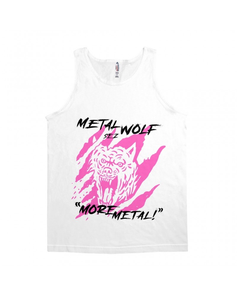 Music Life Unisex Tank Top | Metal Wolf Shirt $9.83 Shirts