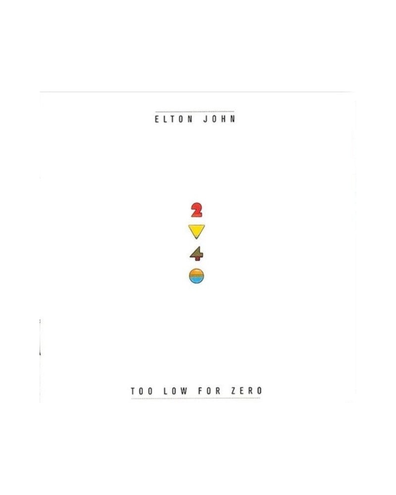 Elton John LP - Too Low For Zero (Vinyl) $66.75 Vinyl
