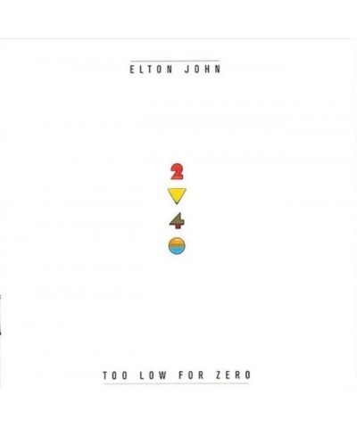 Elton John LP - Too Low For Zero (Vinyl) $66.75 Vinyl