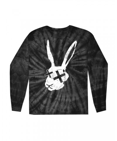 Logan Henderson Tie Dye Rabbit Long Sleeve T-Shirt $7.21 Shirts