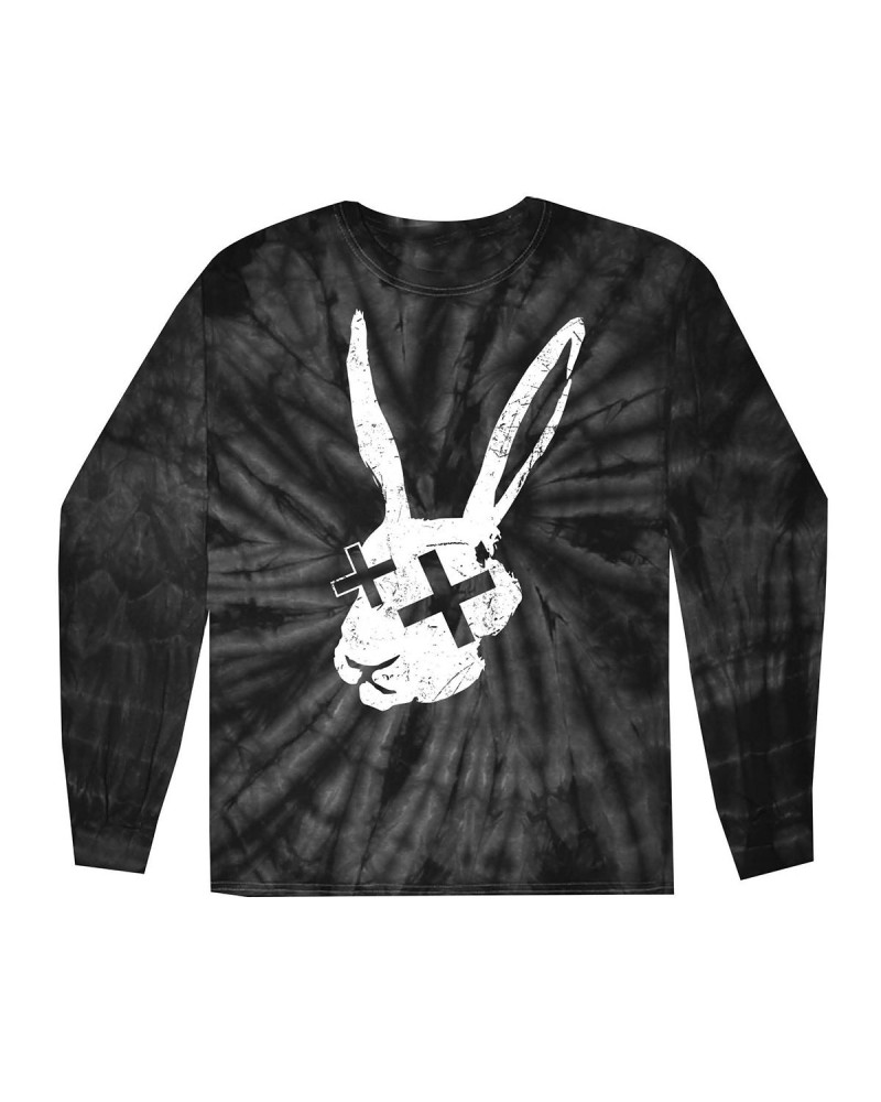 Logan Henderson Tie Dye Rabbit Long Sleeve T-Shirt $7.21 Shirts