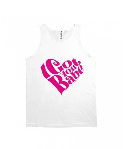Sonny & Cher Unisex Tank Top | I Got You Babe Heart Image Shirt $5.03 Shirts