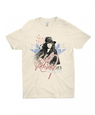 Whitney Houston T-Shirt | Shooting Stars Image Shirt $11.54 Shirts