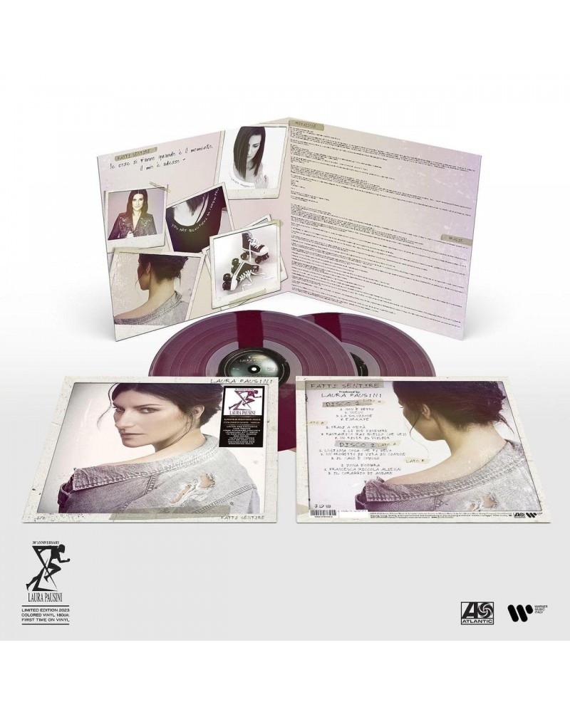 Laura Pausini Fatti Sentire (Ltd Numbered 180gm Bourdeaux Colored) Vinyl Record $11.31 Vinyl
