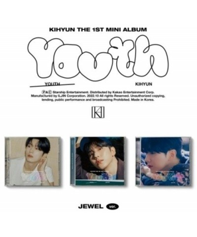 KIHYUN YOUTH (JEWEL CASE VERSION) CD $12.15 CD