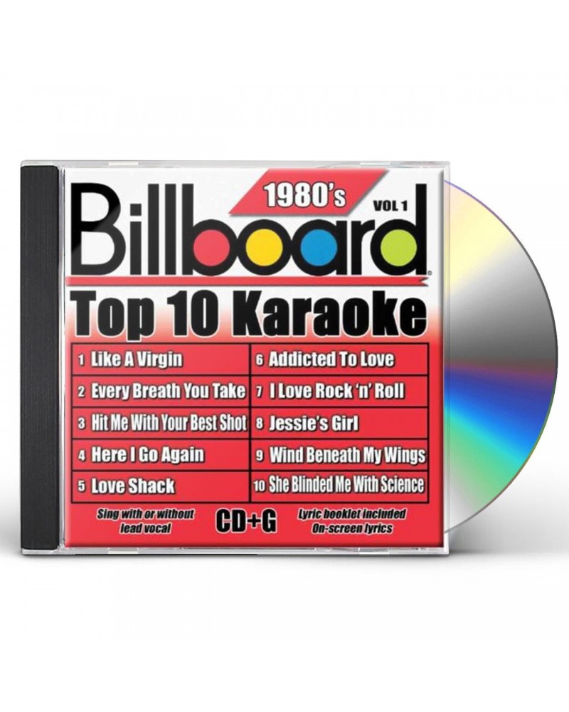 Party Tyme Karaoke Billboard Top-10 Karaoke - 1980's Vol. 1 (10+10-song CD+G) CD $13.51 CD