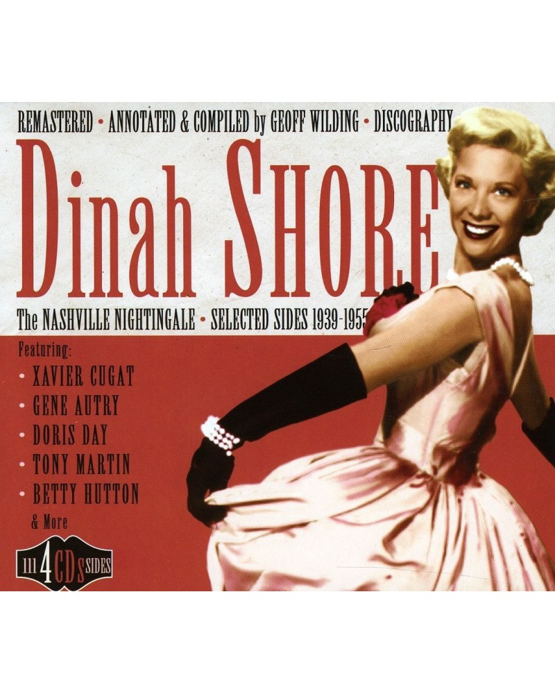Dinah Shore NASHVILLE NIGHTINGALE CD $12.59 CD