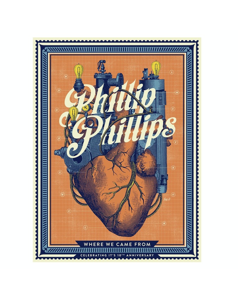 Phillip Phillips Where We Came From 2022 Tour Poster $11.03 Decor