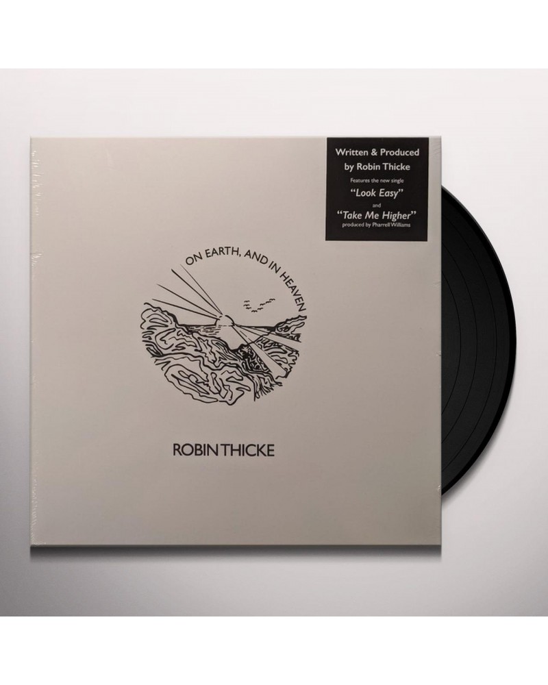 Robin Thicke ON EARTH & IN HEAVEN Vinyl Record $10.65 Vinyl