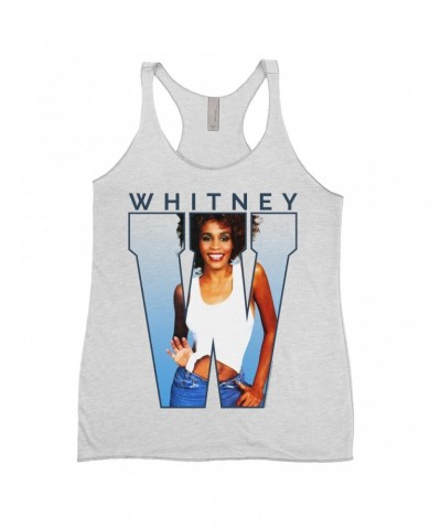 Whitney Houston Ladies' Tank Top | 1987 "W" Is For Whitney Shirt $11.21 Shirts