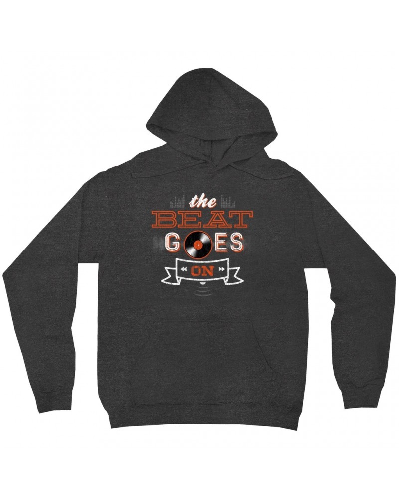 Music Life Hoodie | The Beat Goes On Hoodie $7.76 Sweatshirts