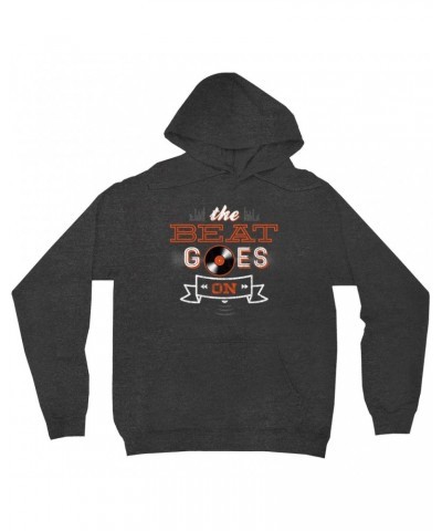 Music Life Hoodie | The Beat Goes On Hoodie $7.76 Sweatshirts