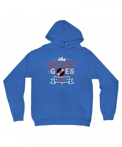 Music Life Hoodie | The Beat Goes On Hoodie $7.76 Sweatshirts