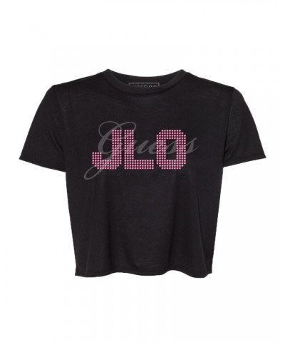 Jennifer Lopez JLO Rhinestone Cropped T-Shirt $7.78 Shirts