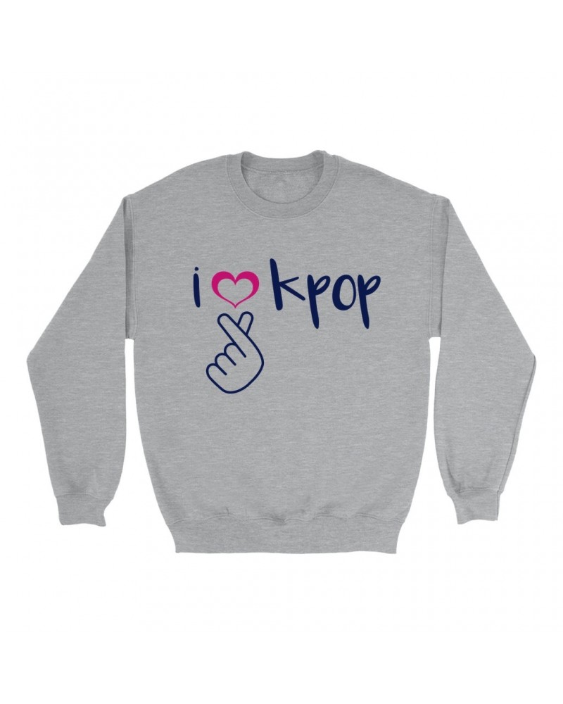 Music Life Sweatshirt | I Heart Kpop Sweatshirt $5.43 Sweatshirts