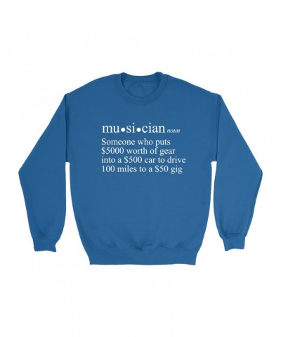 Music Life Sweatshirt | Musician Definition Sweatshirt $12.53 Sweatshirts