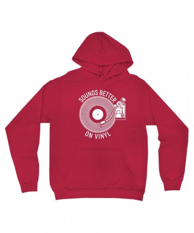 Music Life Hoodie | Vinyl Sounds Better Hoodie $11.65 Sweatshirts