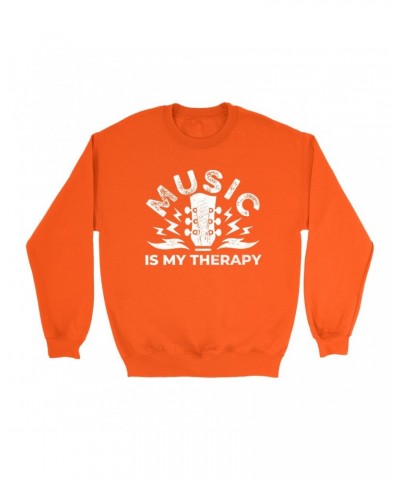 Music Life Colorful Sweatshirt | Music Is My Therapy Sweatshirt $5.03 Sweatshirts
