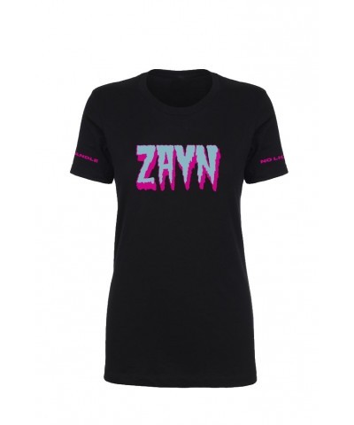 ZAYN Alien Blue Black Ladies Tee $8.32 Shirts