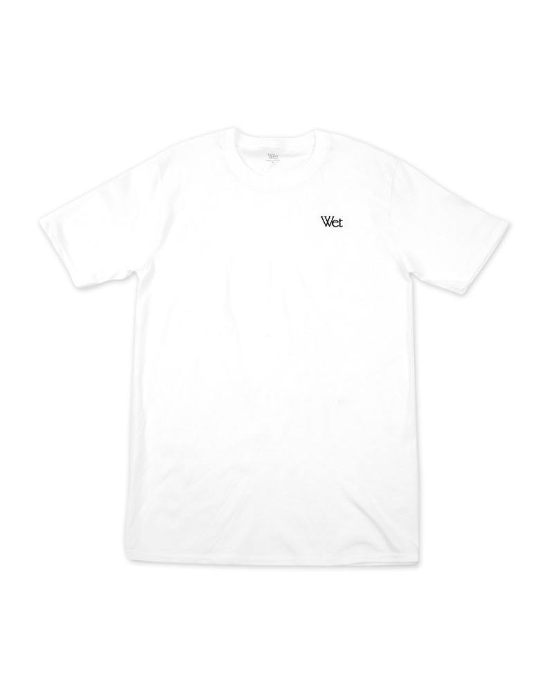 Wet White Embroidered T-Shirt $9.67 Shirts