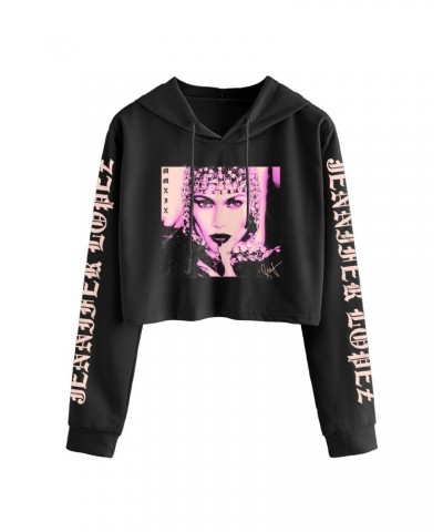 Jennifer Lopez Gothic Party Crop Hoodie $9.89 Sweatshirts