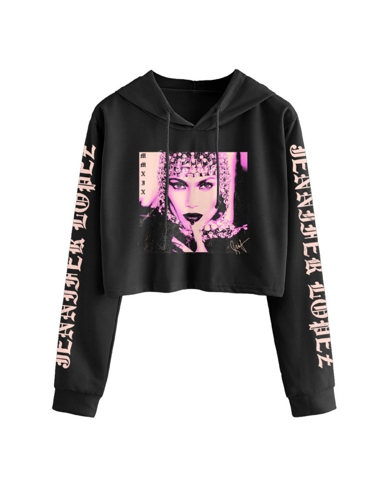 Jennifer Lopez Gothic Party Crop Hoodie $9.89 Sweatshirts