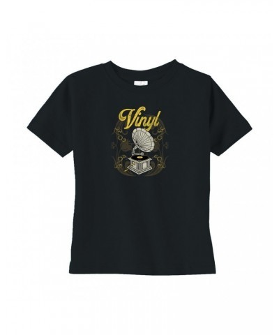 Music Life Toddler T-shirt | Only Vintage Vinyl Toddler Tee $55.73 Shirts