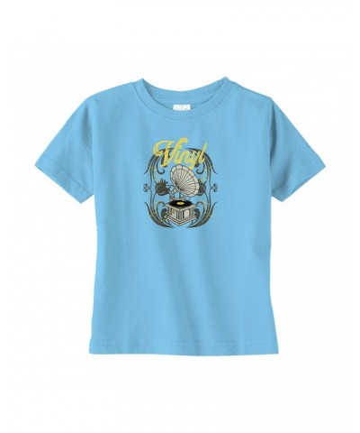 Music Life Toddler T-shirt | Only Vintage Vinyl Toddler Tee $55.73 Shirts