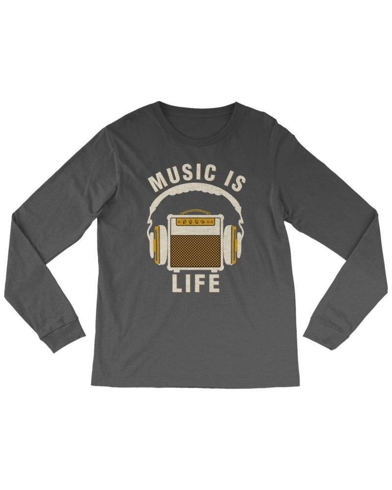 Music Life Long Sleeve Shirt | Music Amps Life Shirt $3.52 Shirts