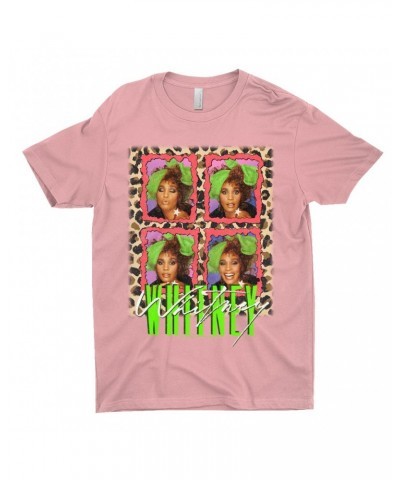 Whitney Houston T-Shirt | Leopard Pop Art Shirt $8.24 Shirts