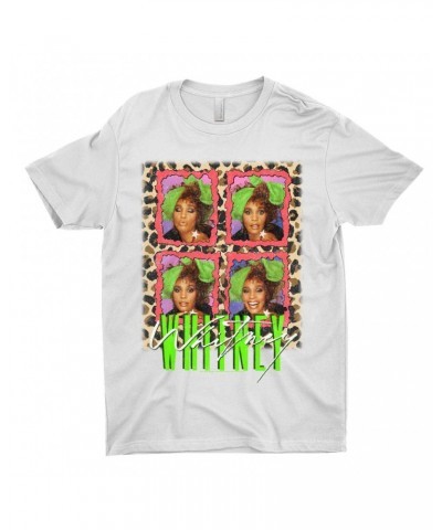 Whitney Houston T-Shirt | Leopard Pop Art Shirt $8.24 Shirts