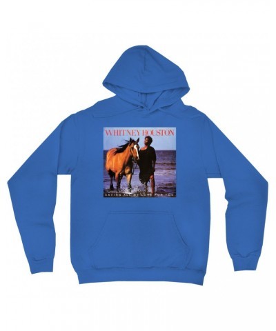 Whitney Houston Hoodie | Saving All My Love For You Album Cover Hoodie $6.29 Sweatshirts
