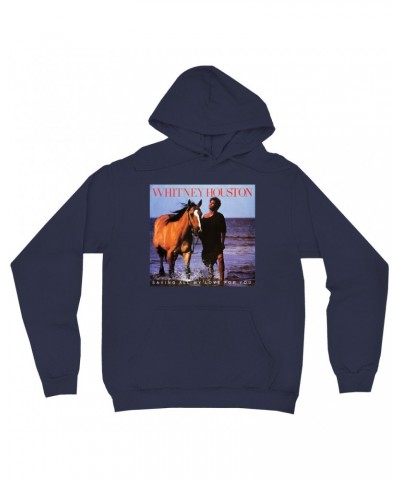 Whitney Houston Hoodie | Saving All My Love For You Album Cover Hoodie $6.29 Sweatshirts
