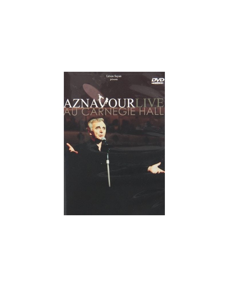 Charles Aznavour LIVE AU CARNEGIE HALL 2002 DVD $8.16 Videos