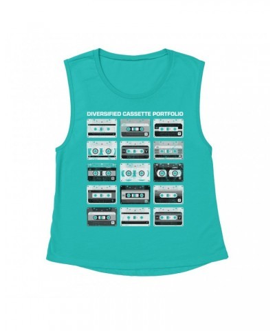 Music Life Muscle Tank Top | Diversified Cassette Portfolio Muscle Tank Top $8.15 Shirts