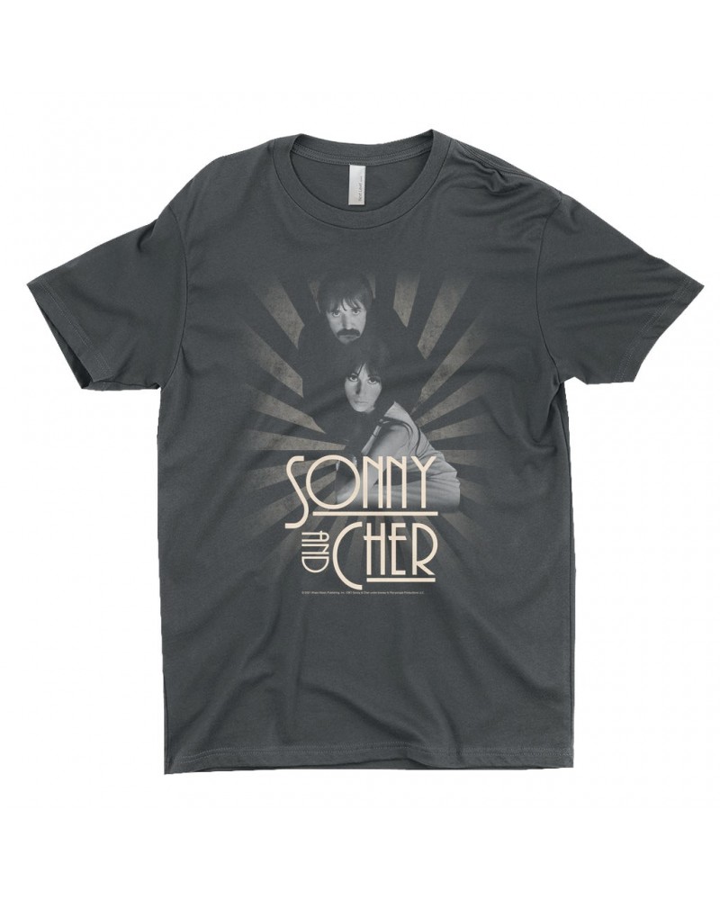 Sonny & Cher T-Shirt | The Two Of Us Burst Design Shirt $15.90 Shirts