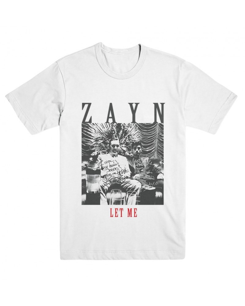 ZAYN Let Me Tee (White) $12.91 Shirts