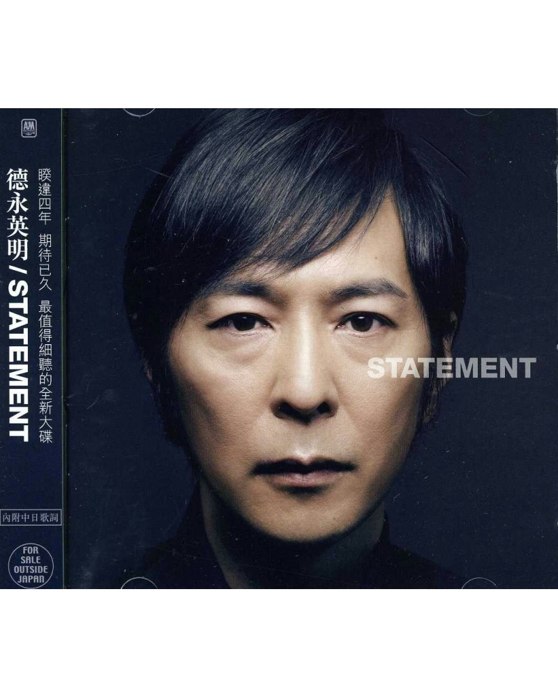 Hideaki Tokunaga STATEMENT CD $33.36 CD