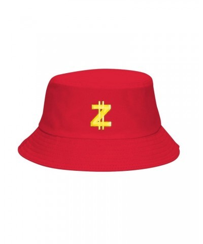 Zoe Wees Z Logo Bucket Hat - Red $11.46 Hats