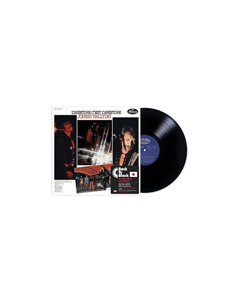 Johnny Hallyday L'AVENTURE C'EST L'AVENTURE Vinyl Record $4.67 Vinyl
