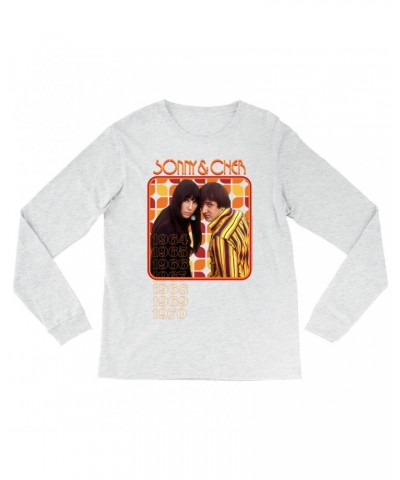 Sonny & Cher Heather Long Sleeve Shirt | Retro 1964-1970 Image Shirt $4.20 Shirts